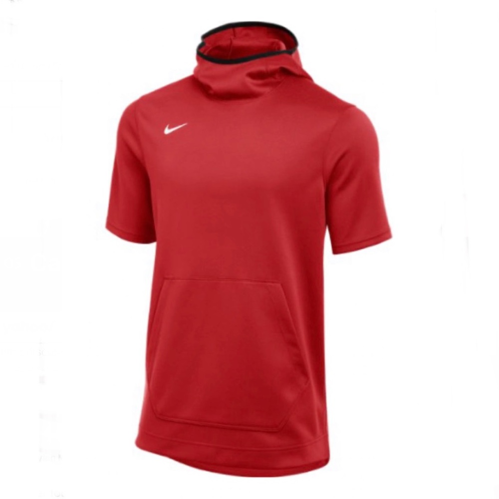 MENS' NIKE STOCK DRI-FIT SPOTLIGHT SS BASKETBALL PULLOVER HOODIE